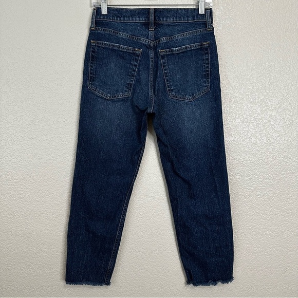 GAP Cheeky Straight High Rise Raw Hem Women’s Jeans, Size 27 | 4P - Picture 7 of 13